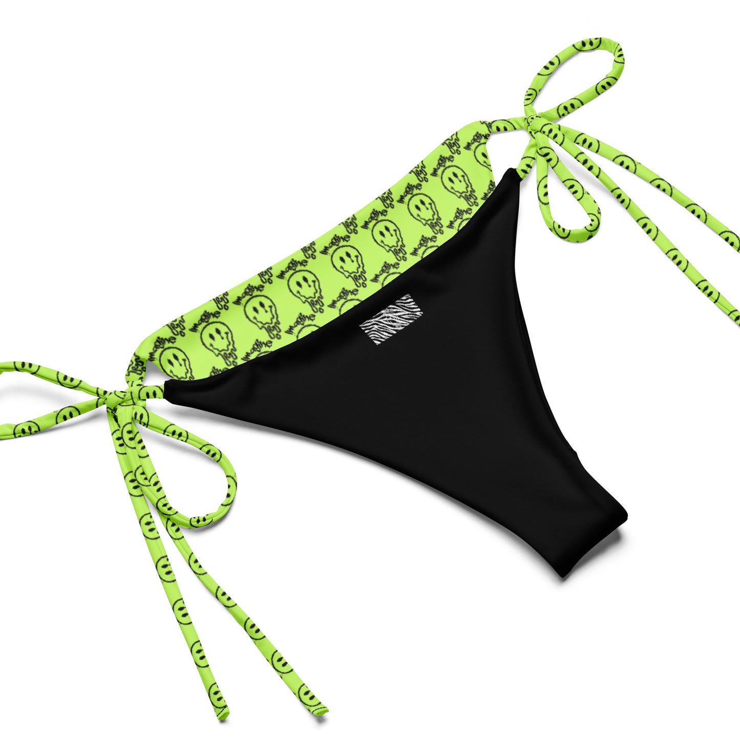 Imagine All-over print recycled string bikini
