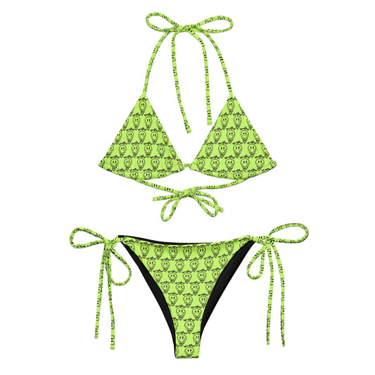 Imagine All-over print recycled string bikini
